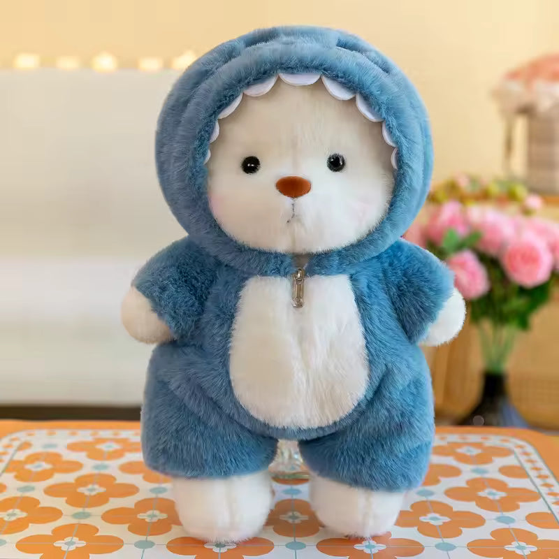 Puffu™ Oso Tiburón Azul |Hecho a mano