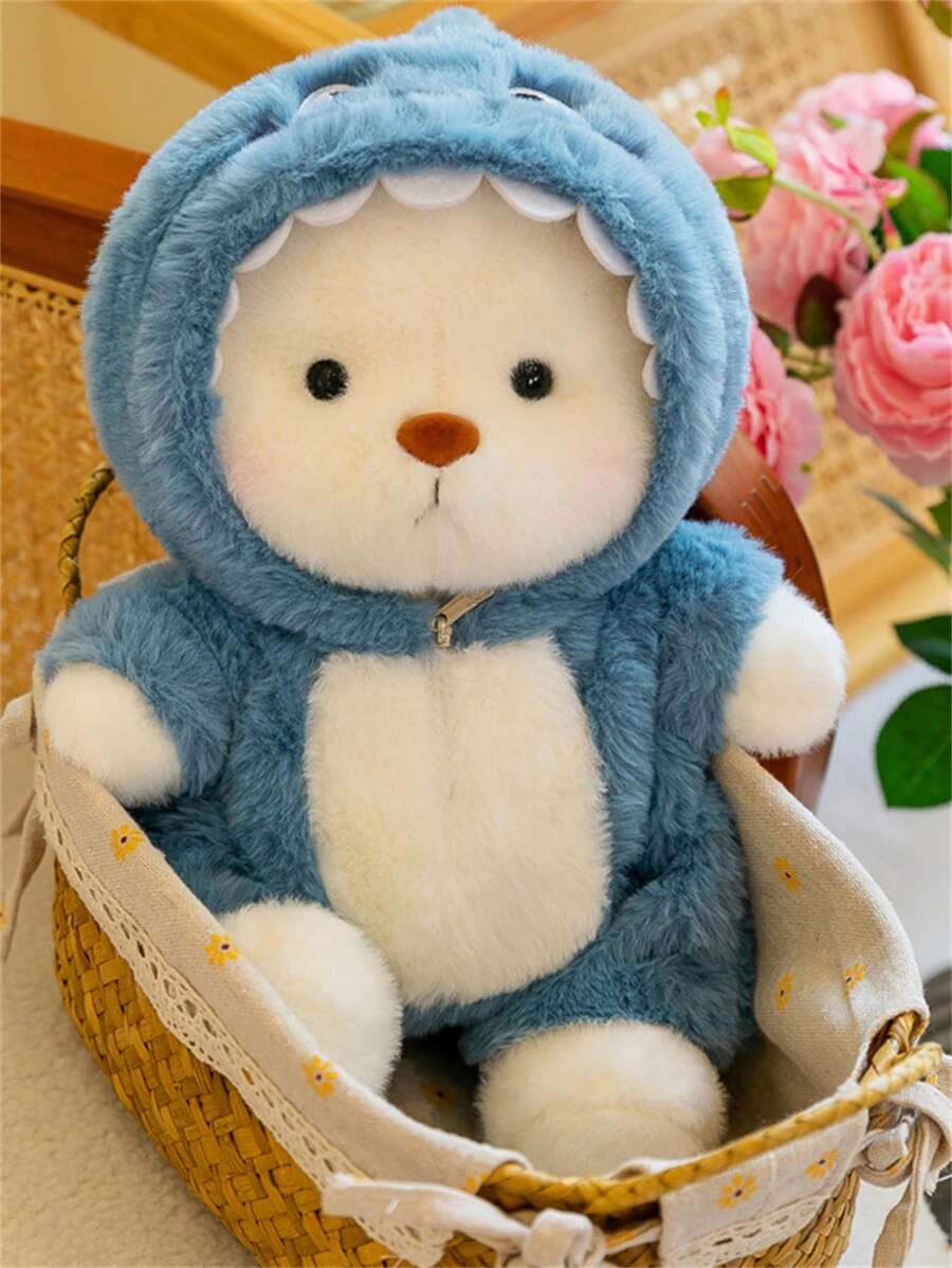Puffu™ Oso Tiburón Azul |Hecho a mano