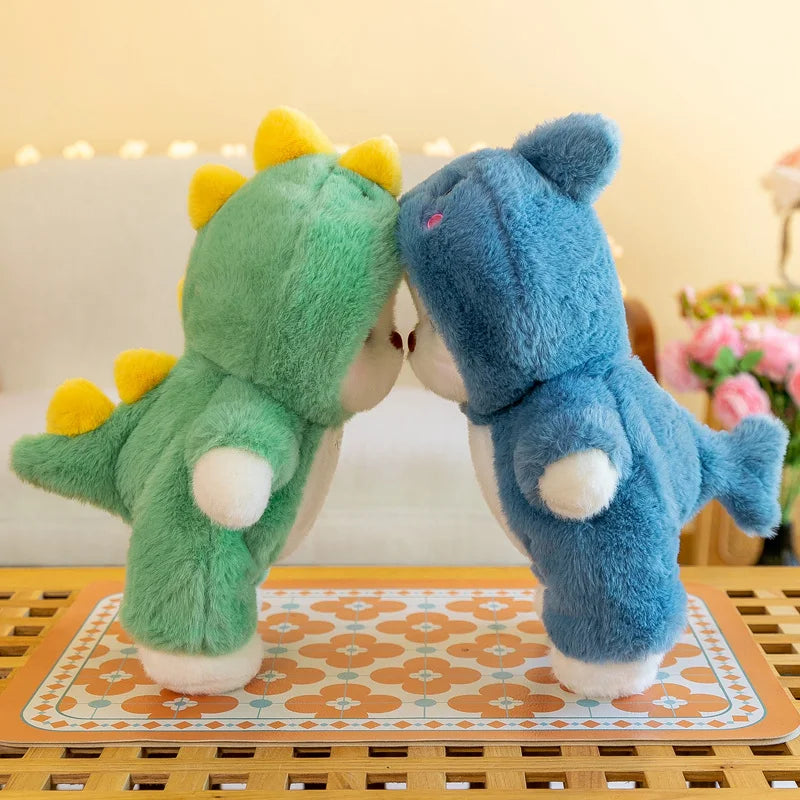 Puffu™ Oso Dinosaurio Verde |Hecho a mano