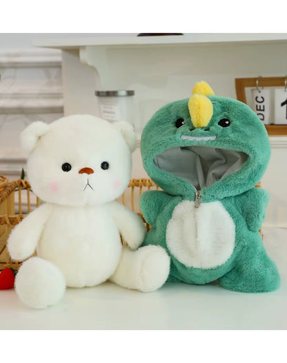 Puffu™ Oso Dinosaurio Verde |Hecho a mano